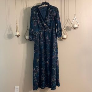 Floral fall dress